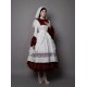 ZJ Story Blood Lily Blouse, Underskirt, Tulle Overlayer, JSK, One Piece and Set(Reservation/3 Colours/Full Payment Without Shipping)